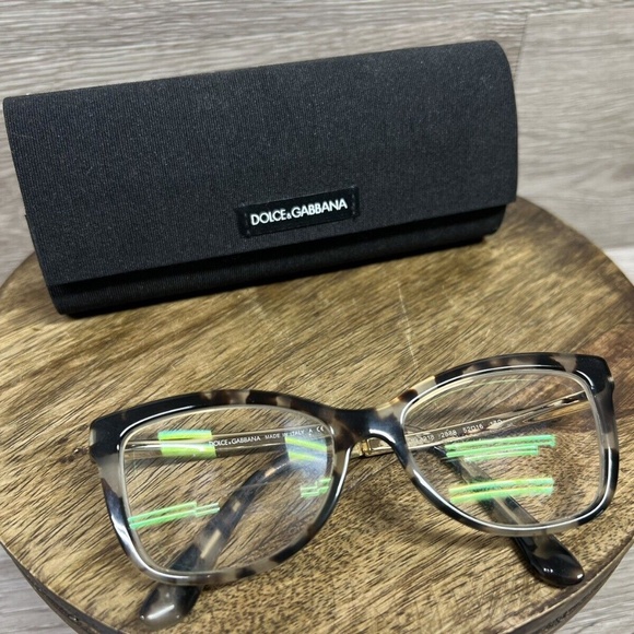 Dolce & Gabbana DG3218 2888 52016 140 Tortoise Shell Eyeglasses Glasses w/ Case - Picture 11 of 11